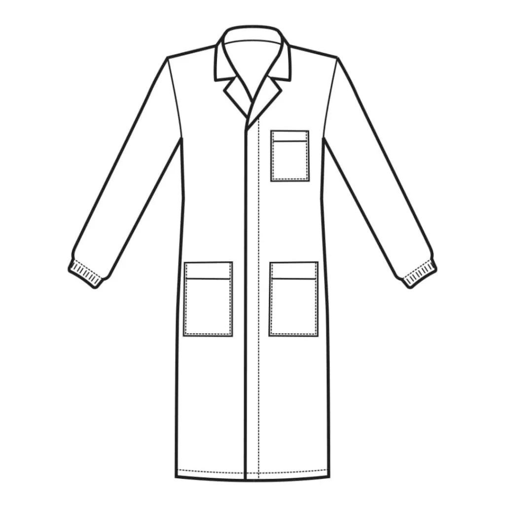 Camice Medico Corto Bianco ISACCO