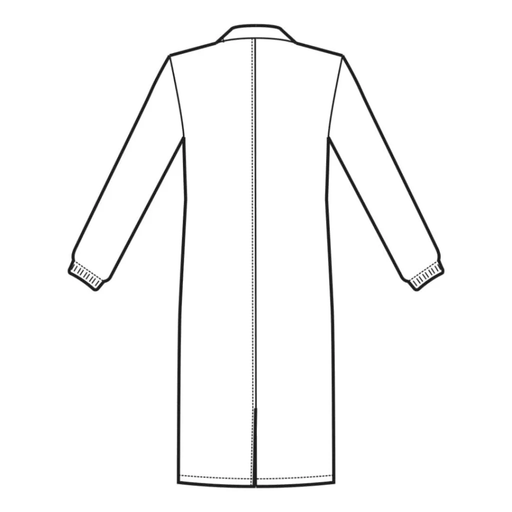 Camice Medico Corto Bianco ISACCO