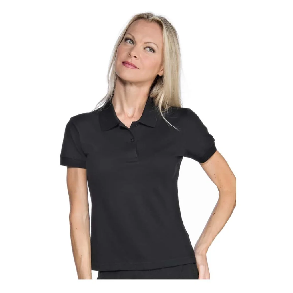 Polo Stretch Nera ISACCO