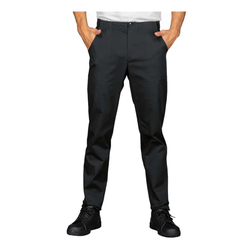 Pantalone Vermont Nero Super Stretch ISACCO