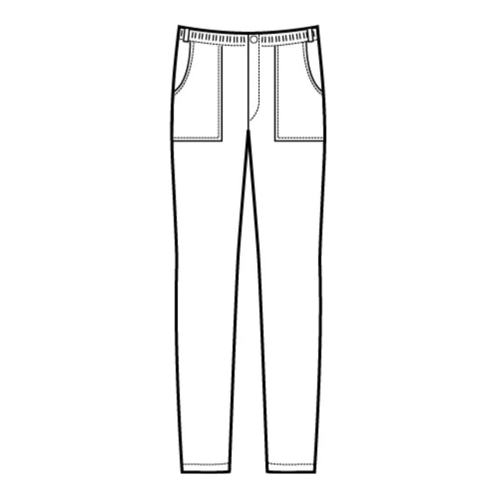 Pantalone Vermont Nero Super Stretch ISACCO