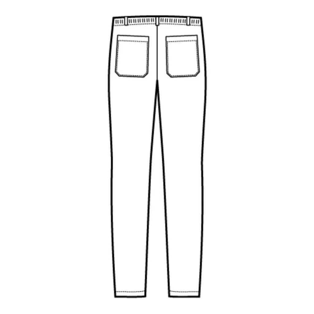 Pantalone Vermont Nero Super Stretch ISACCO