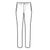 Pantalone Capri Nero ISACCO