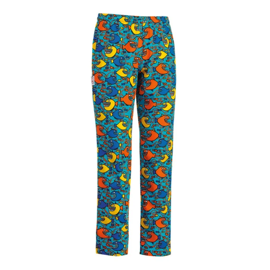 Pantalone Coulisse Shark Turchese EGOCHEF