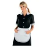 Grembiule Colf Bianco con Pizzo e Tasche ISACCO