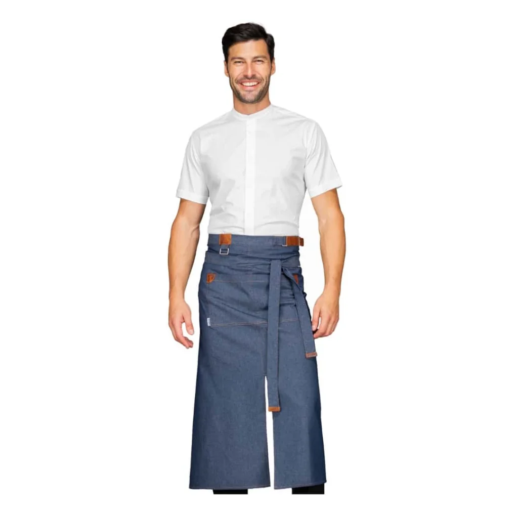 Grembiule Tennensee Blu Jeans ISACCO