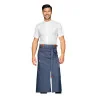 Grembiule Tennensee Blu Jeans ISACCO
