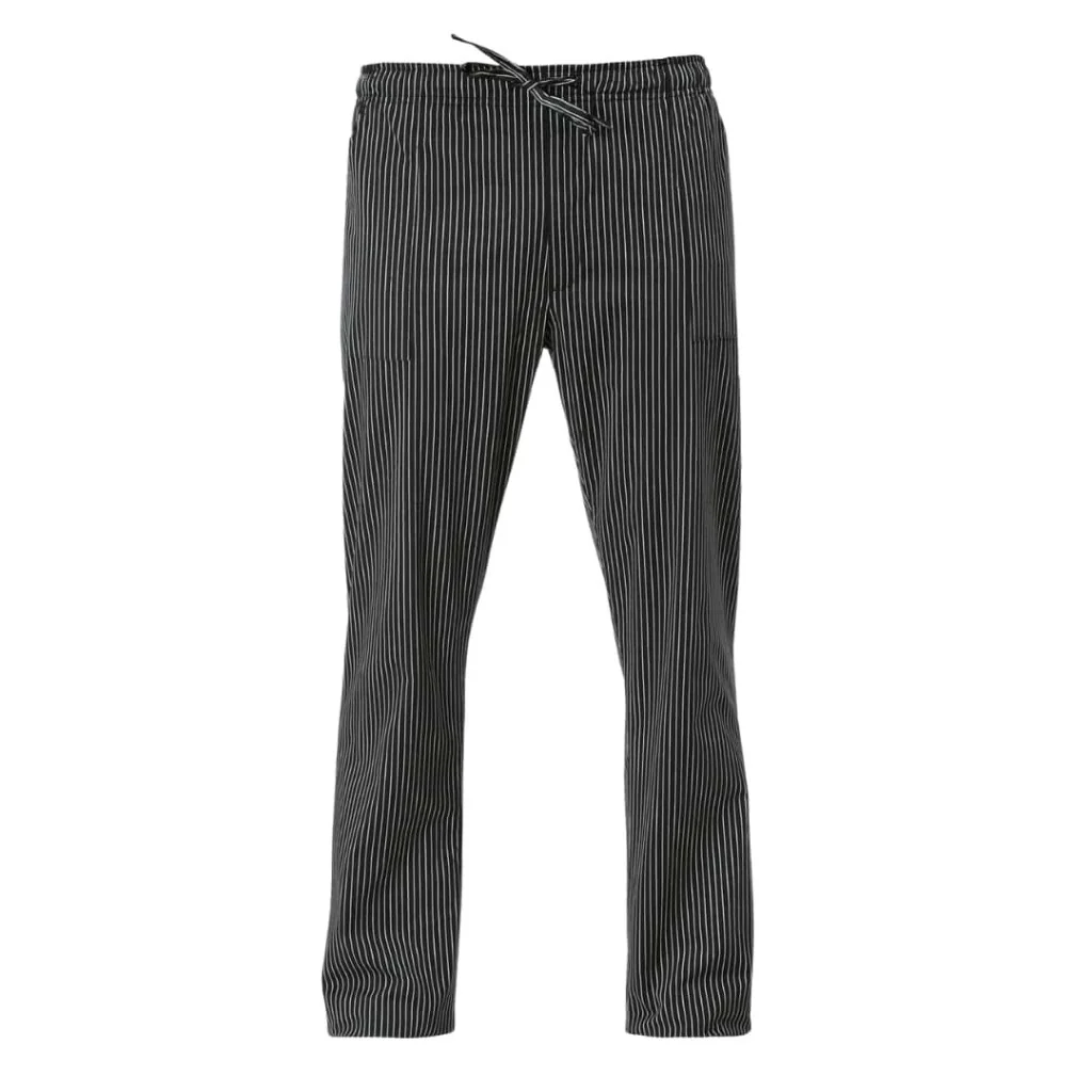 Pantalone Enrico Gessato Nero GIBLORS