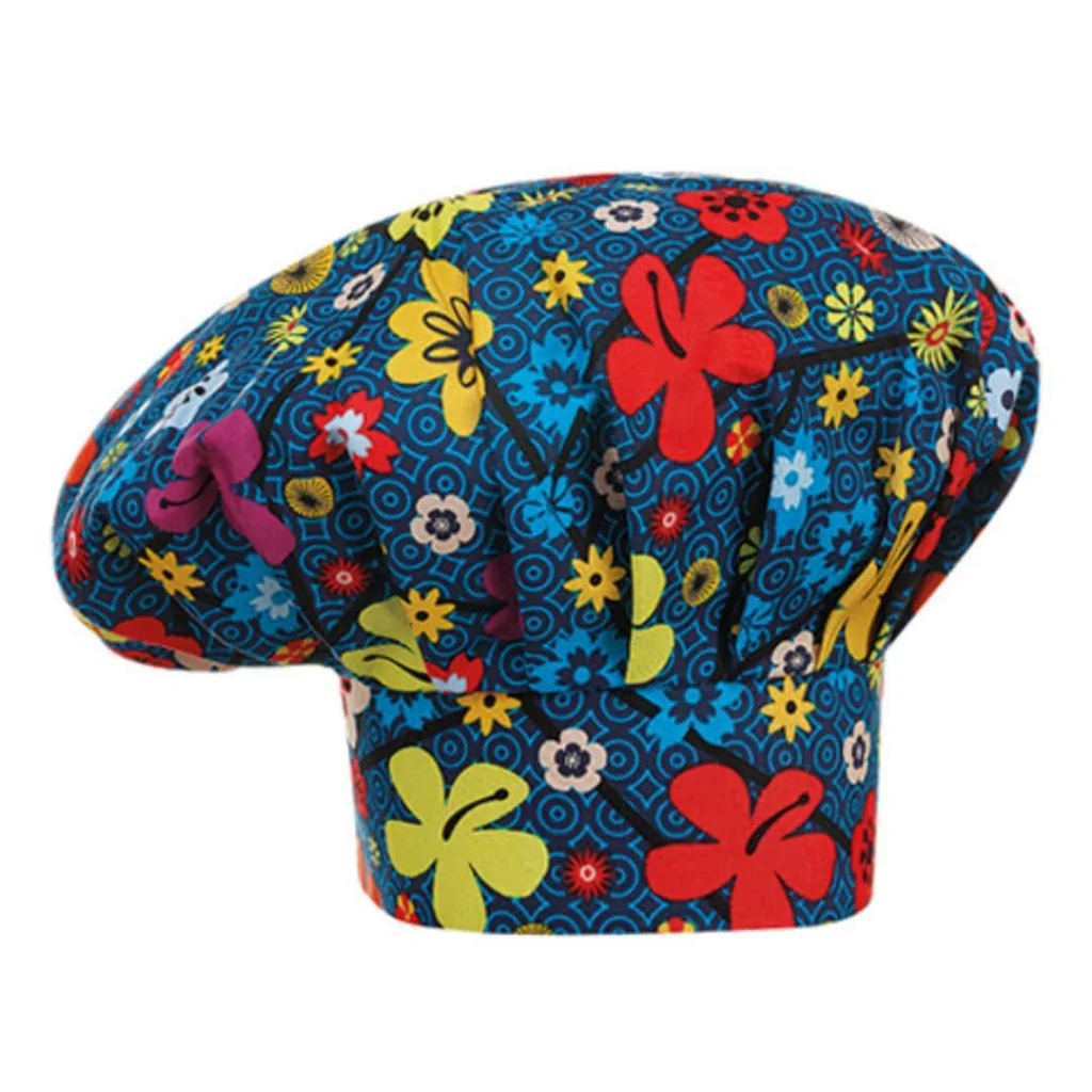 Cappello Cuoco Daisy Blu EGOCHEF