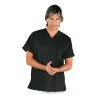 Casacca Medico Collo A V Nera ISACCO