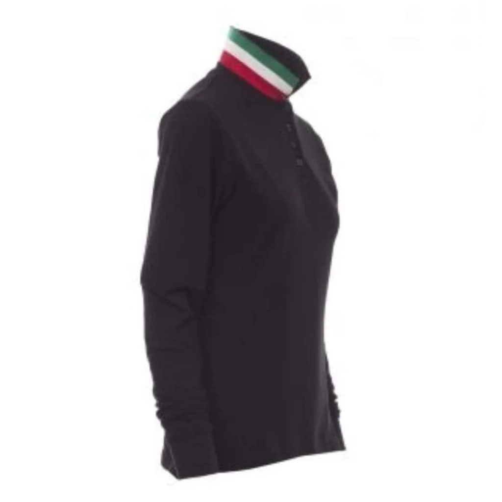 Polo Long Nation Nera Italia PAYPER