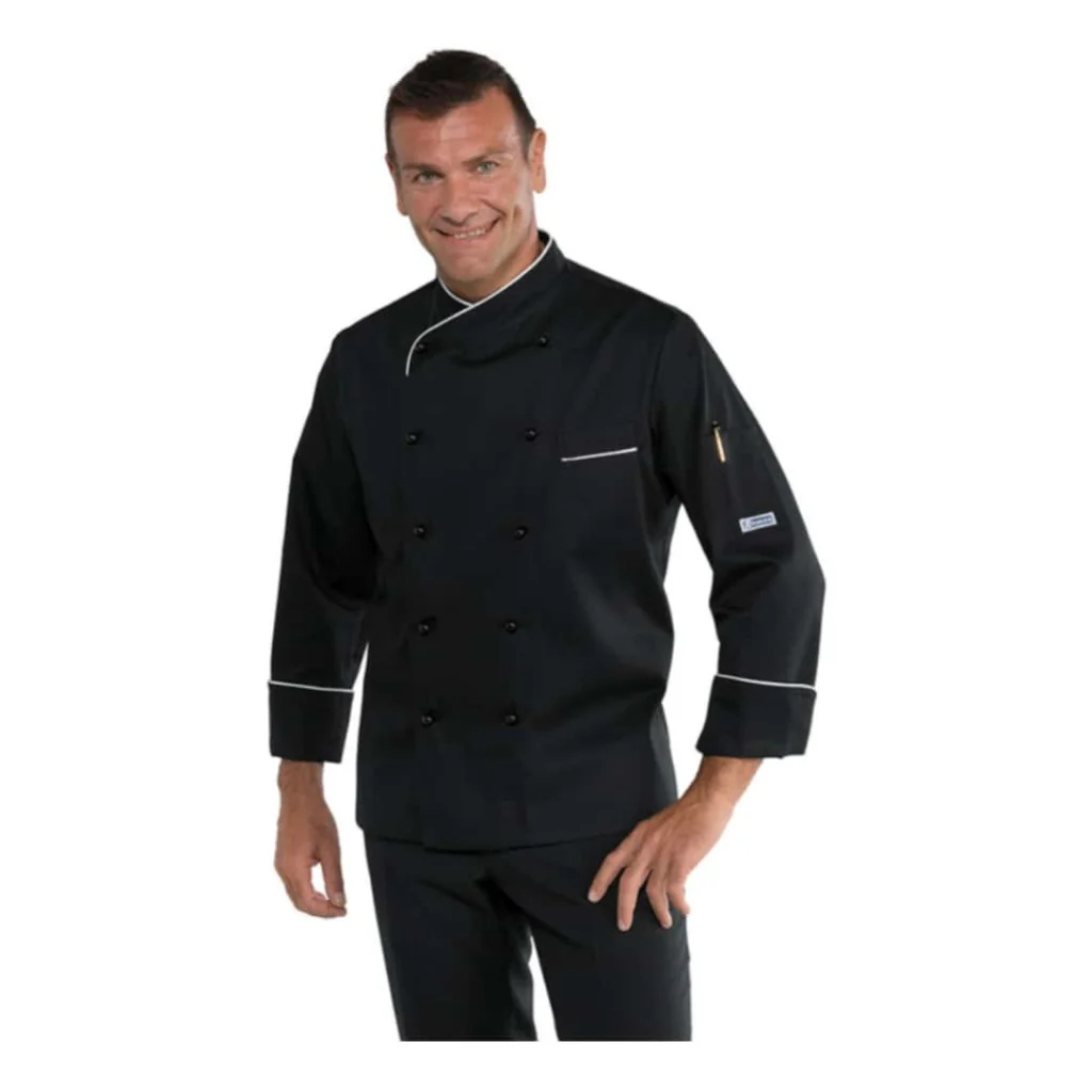 Giacca Panama Slim Nera ISACCO