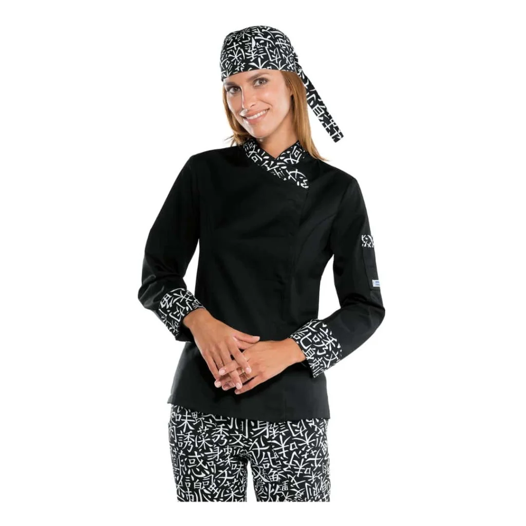 Giacca Lady Snaps Nera e Sushi 01 ISACCO