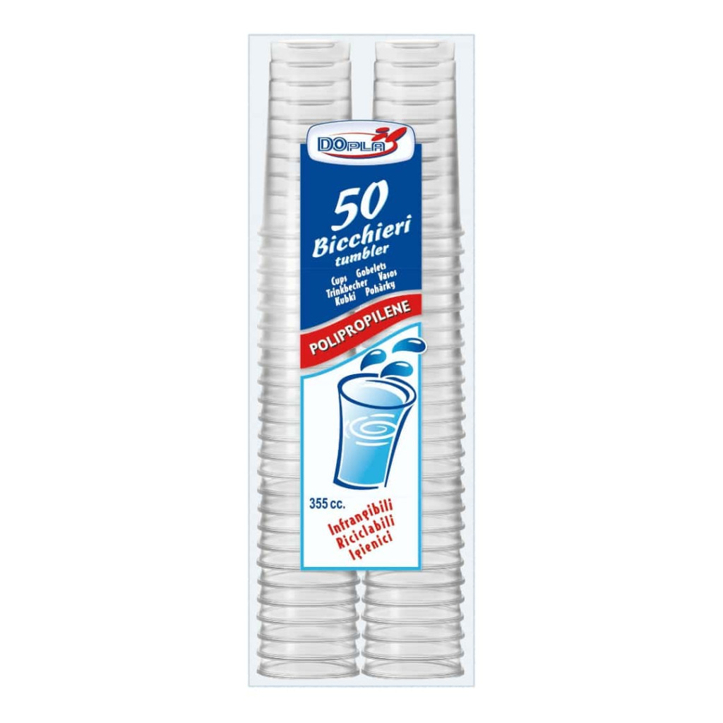 Bicchiere Flexi Tumbler 355 cc 50 pz DOPLA