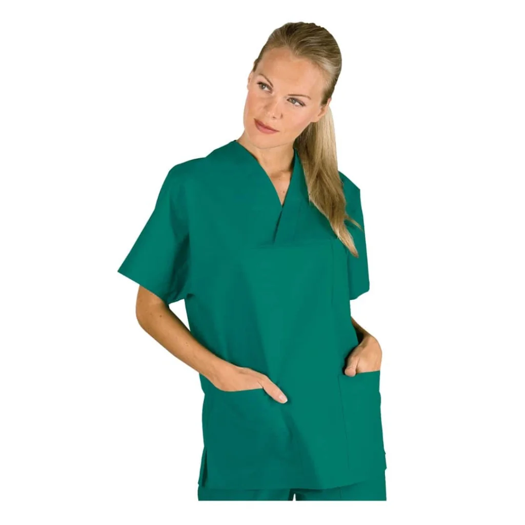 Casacca Collo A V Verde Chirurgia ISACCO