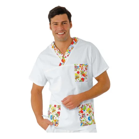 Casacca Collo A V Smile Bianca ISACCO