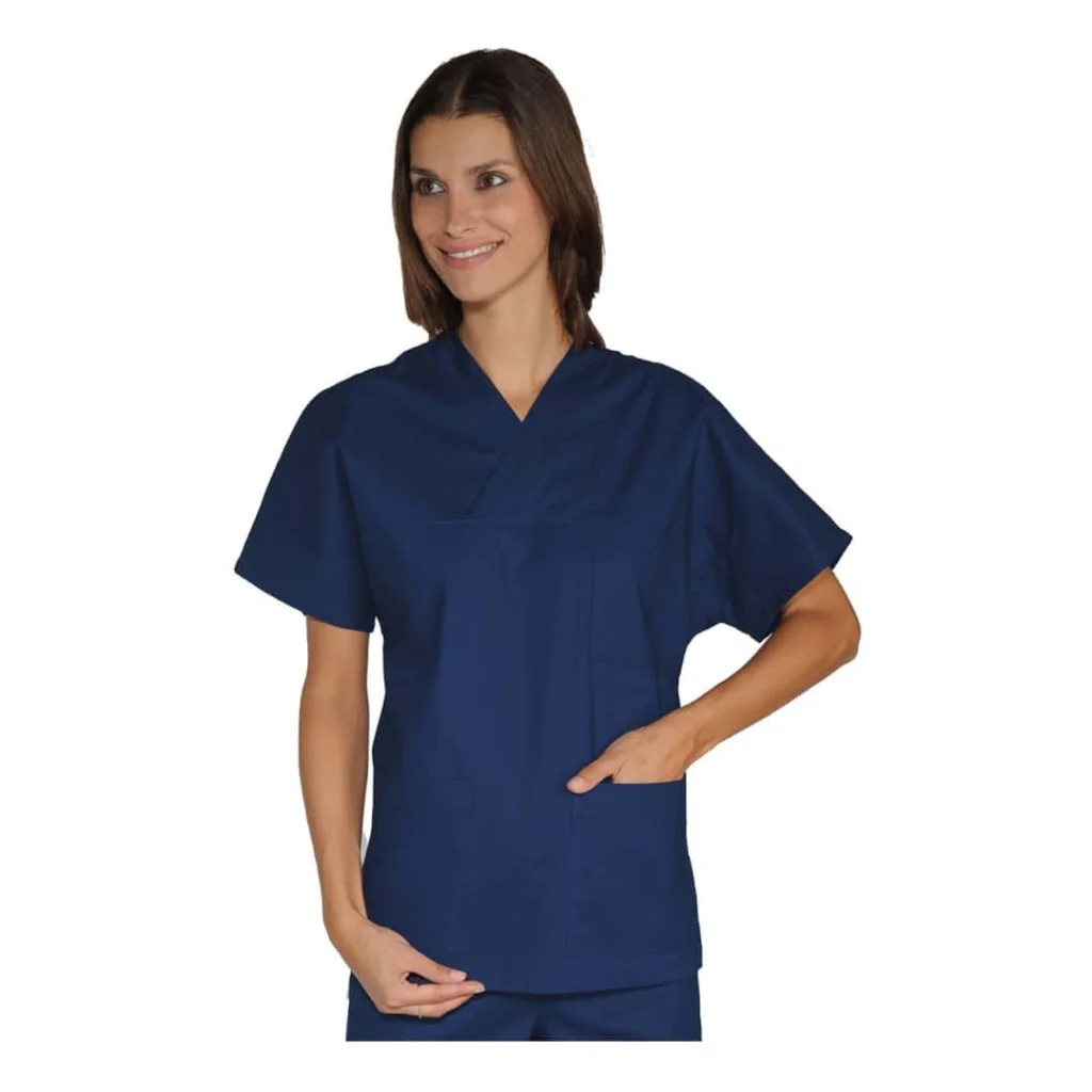 Casacca Collo A V Blu Notte ISACCO