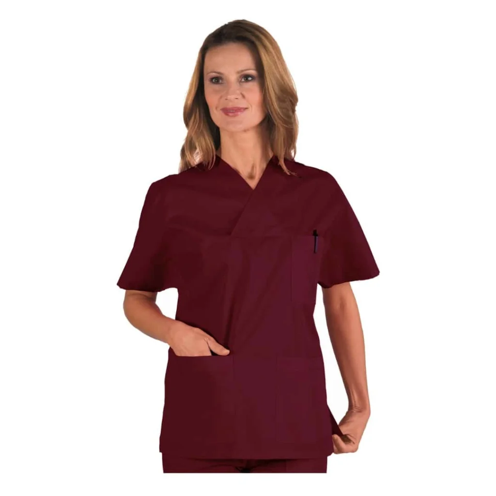 Casacca Collo a V Bordeaux ISACCO