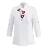 Giacca Donna Flowers Bianca EGOCHEF