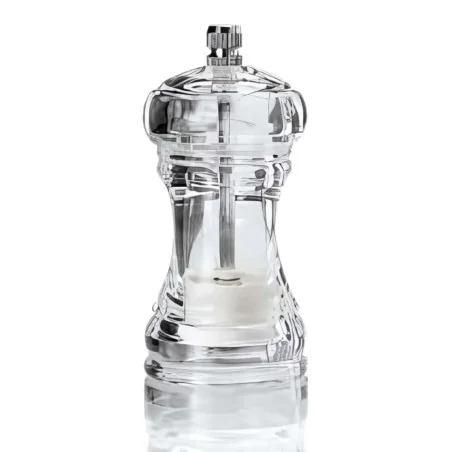 Macina Sale e Pepe Trasparente 10 cm LEONE
