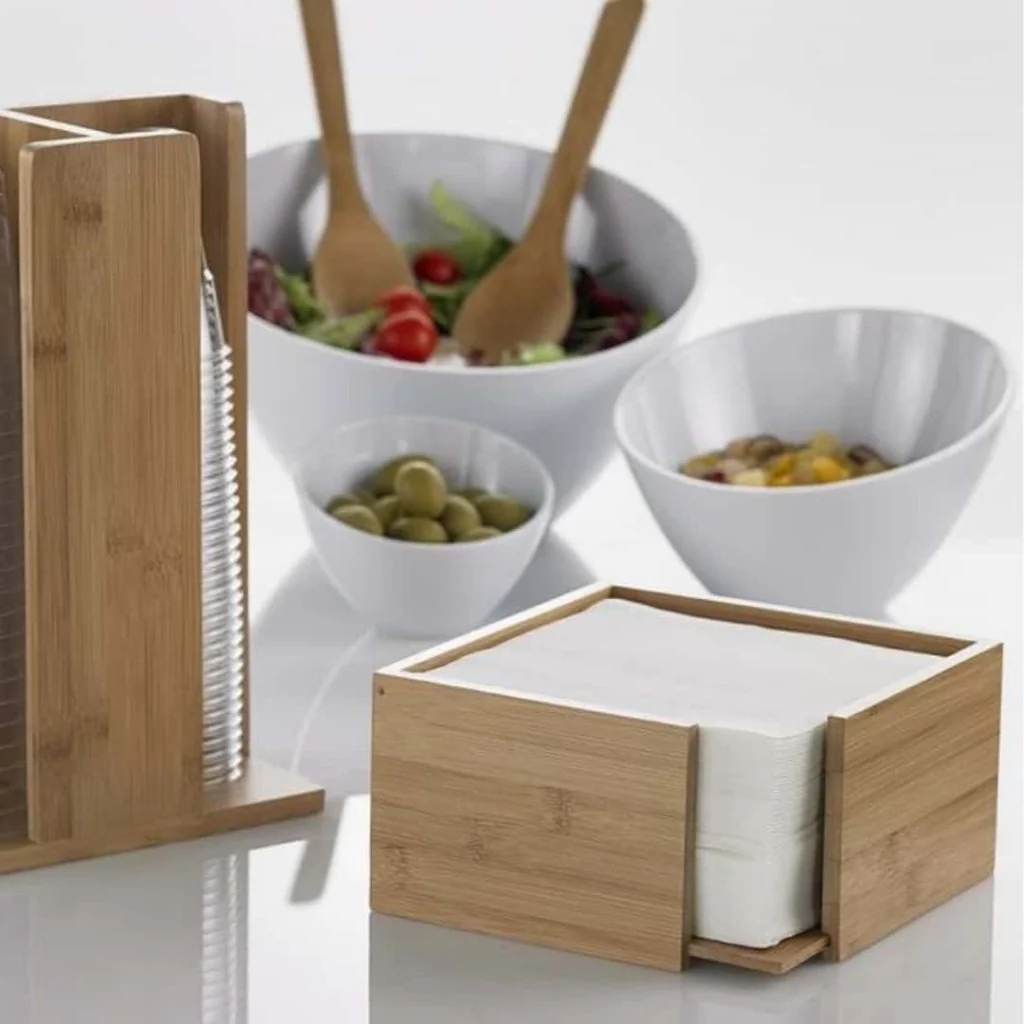 Portatovaglioli Bamboo Mini LEONE
