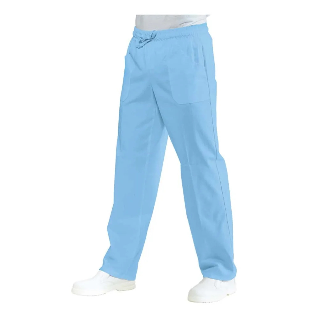 Pantalone Elastico Celeste ISACCO