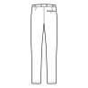 Pantalone Super Fresh Nero ISACCO