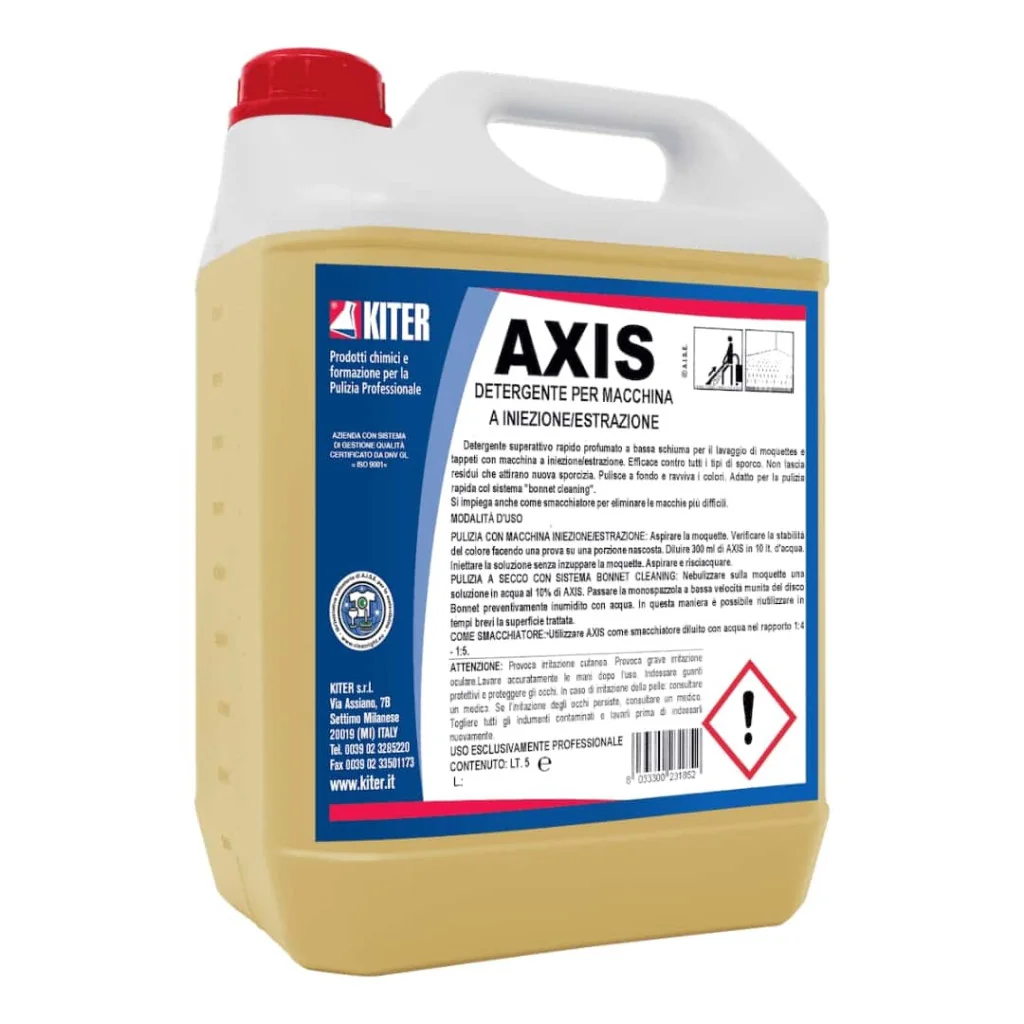 Detergente Superattivo Moquette Axis 5lt KITER