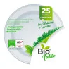 Piatti Piani Compostabili Biotable 25 pz DT