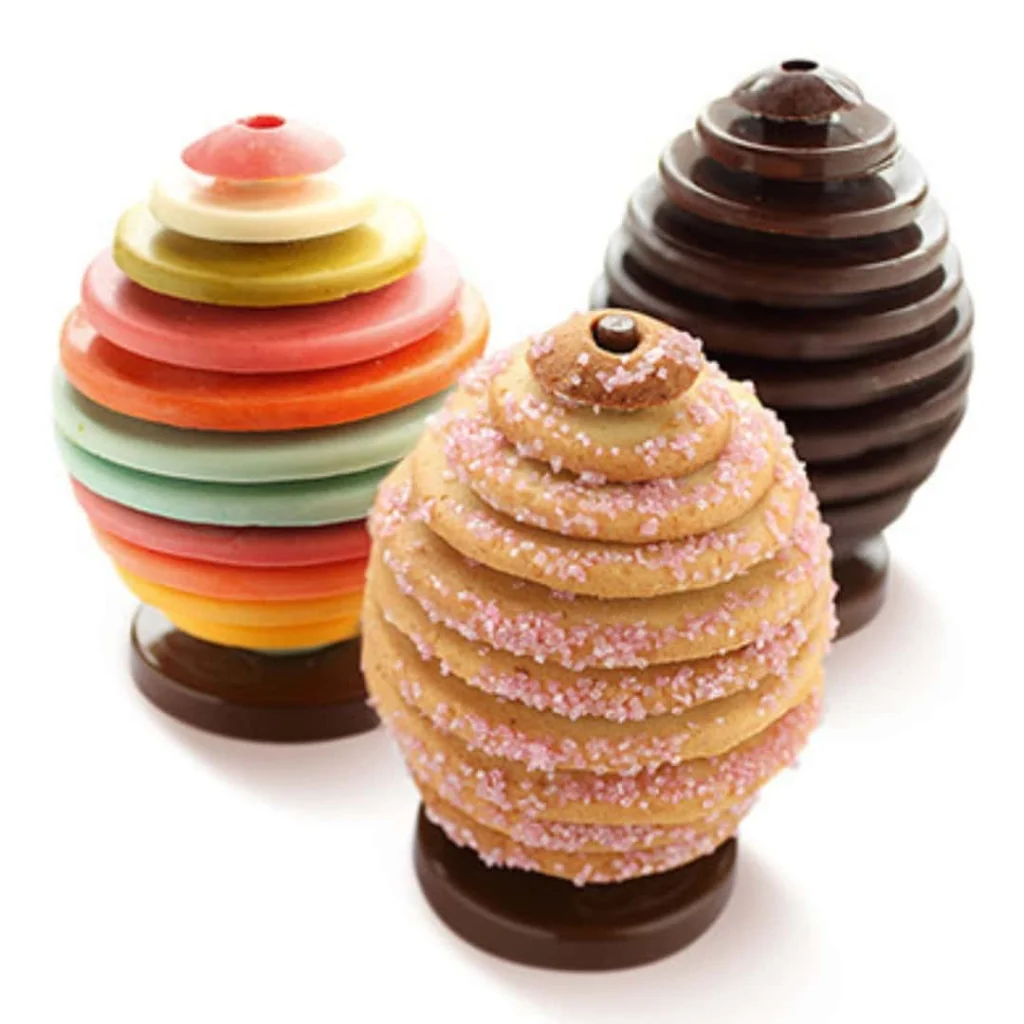 Stampo Uova di Pasqua Cioccolato 3D Egg Choc SILIKOMART