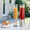 Dispenser Cereali Vetro/Acciaio 1,8 Lt LEONE