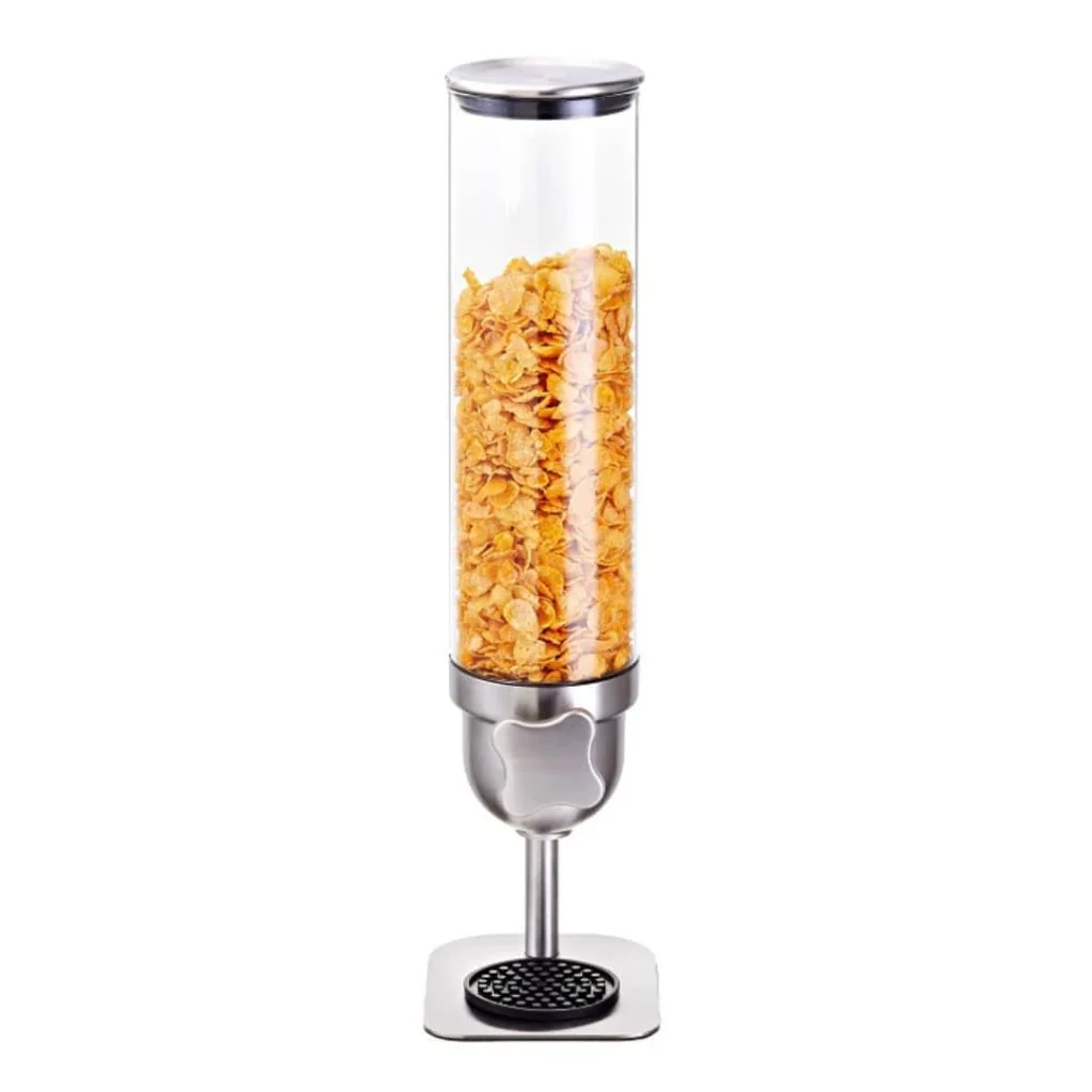 Dispenser Cereali Vetro/Acciaio 1,8 Lt LEONE
