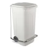 Bidone Carrellato Ottanta Bianco 80 lt MOBIL PLASTIC