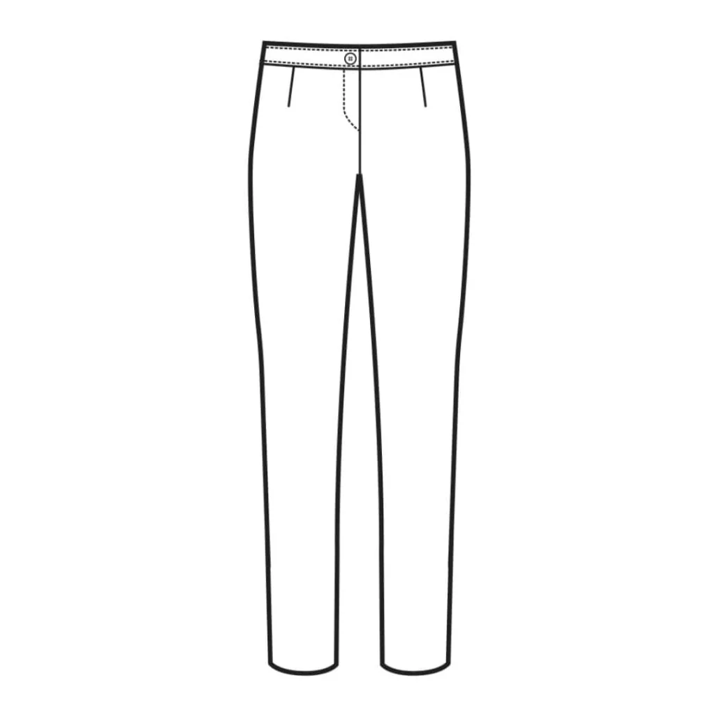 Pantalone Trendy Bianco ISACCO
