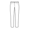 Pantalone Trendy Bianco ISACCO
