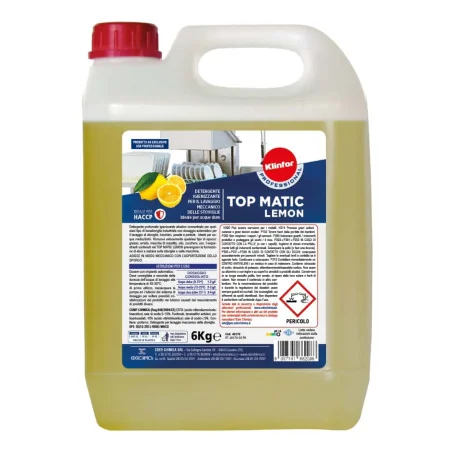 Detergente Lavastoviglie Top Matic Limone 6 Kg KLINFOR