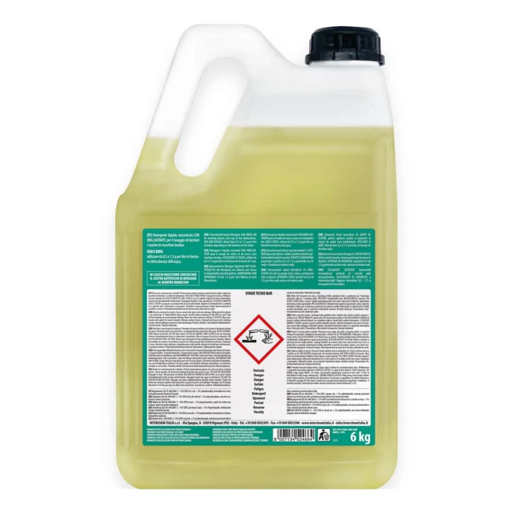 Syner Tecno Bar Lavatazzine 6kg INTERCHEM