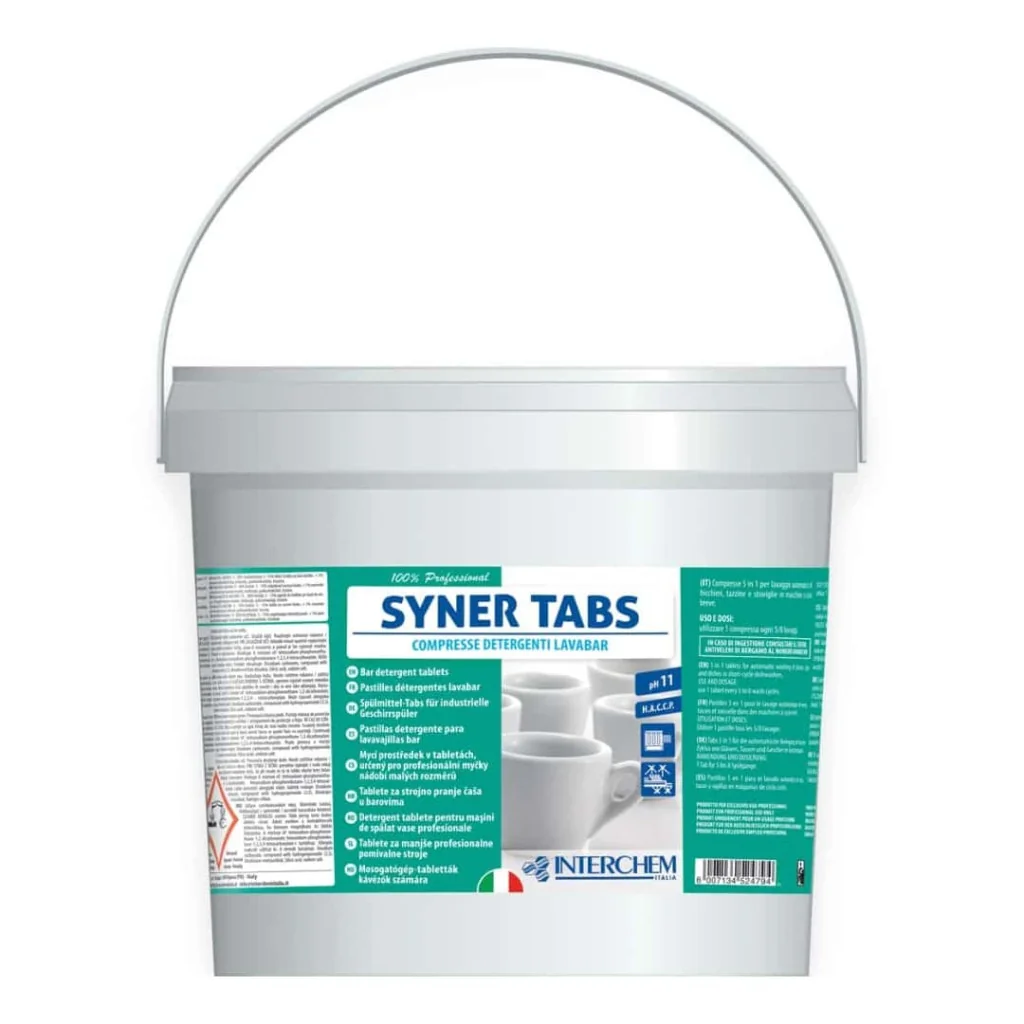 Pastiglie Lavatazzine Syner Tabs 150 pz INTERCHEM