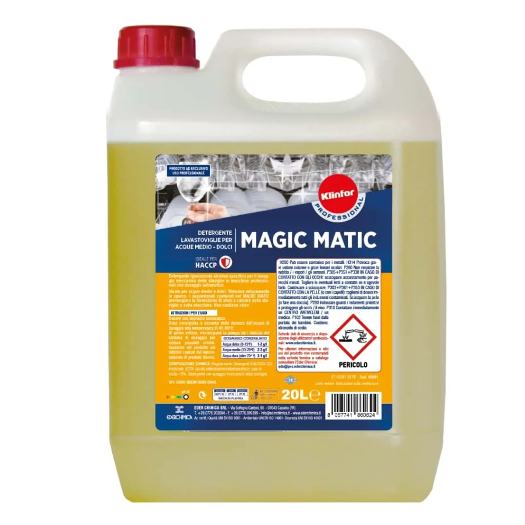 Magic Matic Detergente Lavastoviglie 20 kg KLINFOR