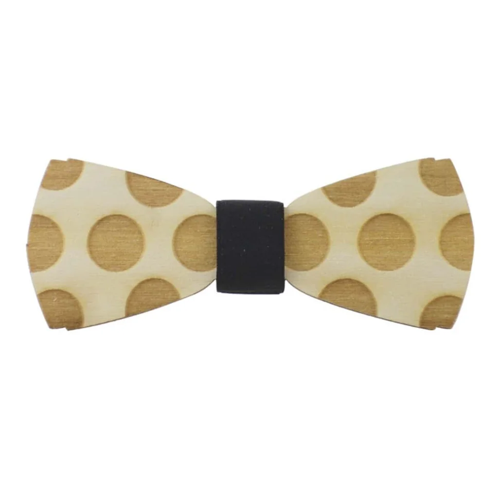 Papillon Legno Inciso Pois THE BARS