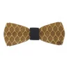 Papillon Legno Inciso Hive Black THE BARS