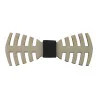 Papillon Legno Inciso Fishbone THE BARS