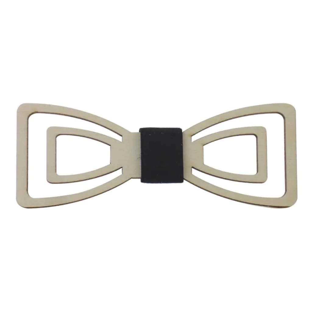 Papillon Legno Inciso Double Wings THE BARS