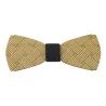 Papillon Legno Inciso Weaving Black THE BARS