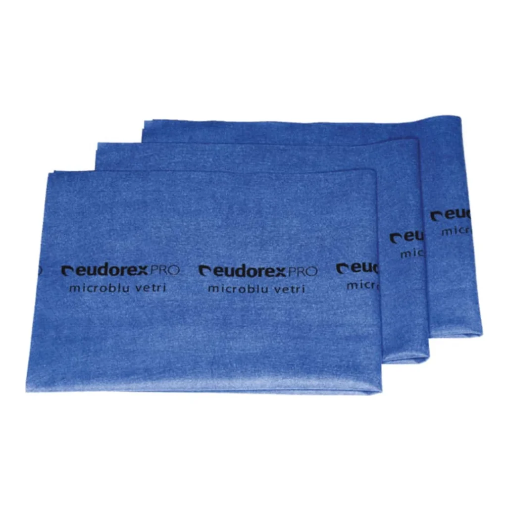 Panno Pulizie Vetri Microblu 40x50 cm 5pz EUDOREX
