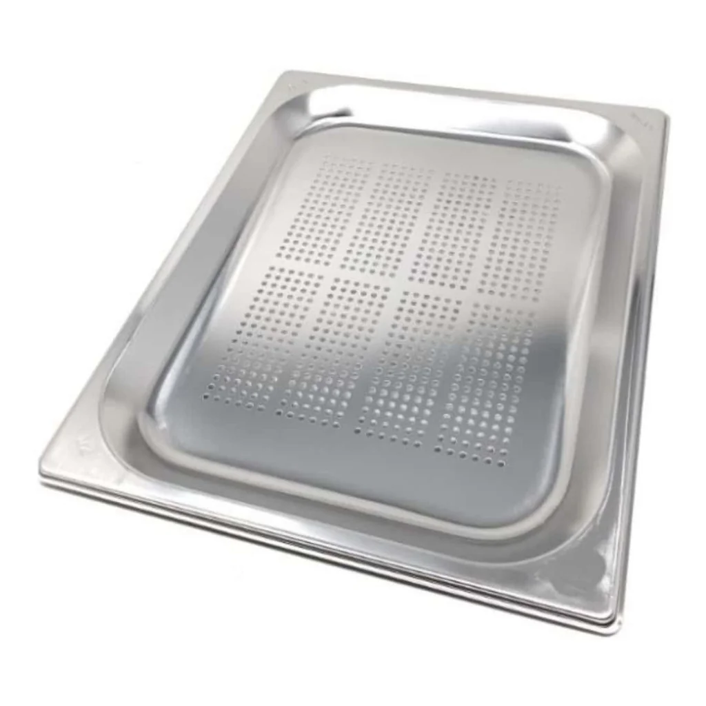Bacinella Gn Forata 1/2 Acciaio 325x265x020 mm DT