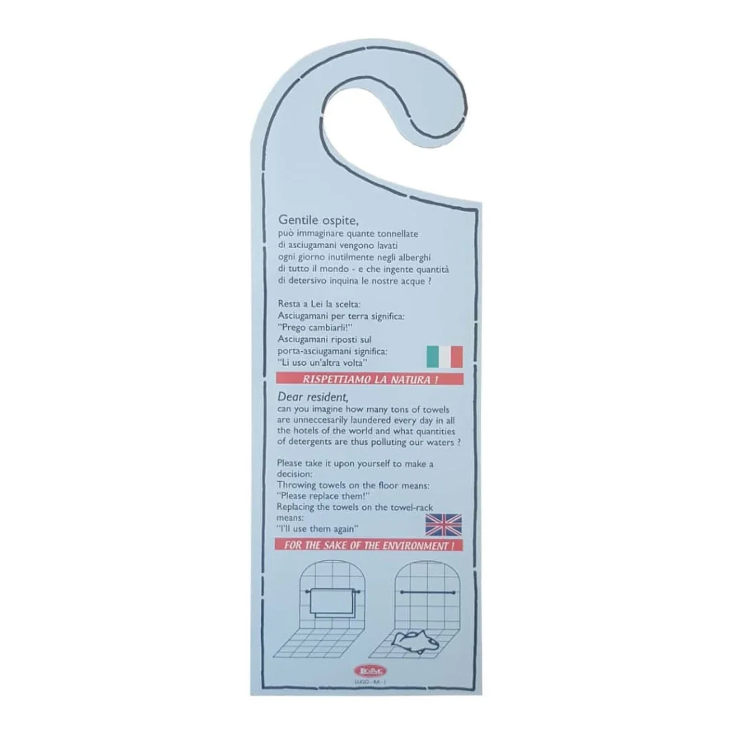 Appendiporta da Bagno "Asciugamani" 20 pz LEONE