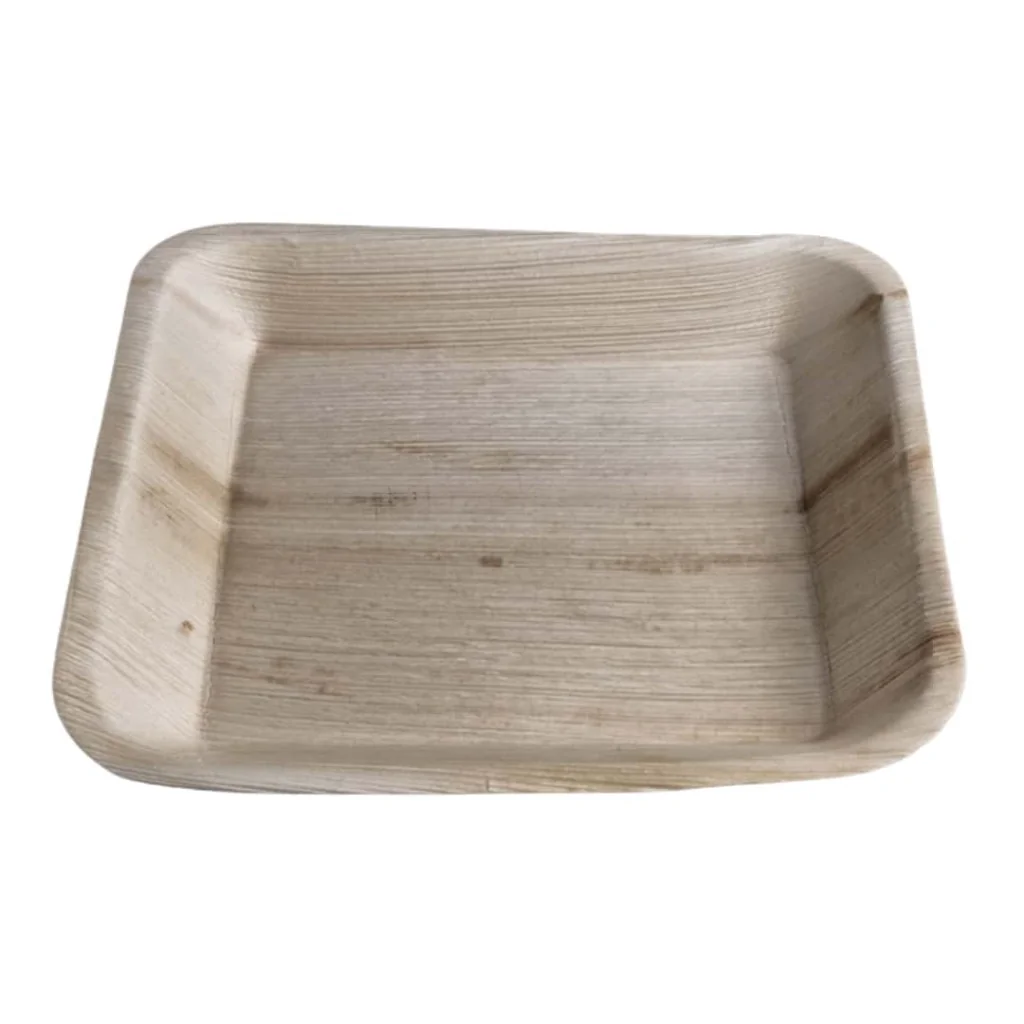 Piatti Quadrati Foglia di Palma 24x24 cm 25 pz USOBIO