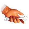 Guanti Nitrile Arancioni Reflexx N85 Heavy Duty 50 pz REFLEXX