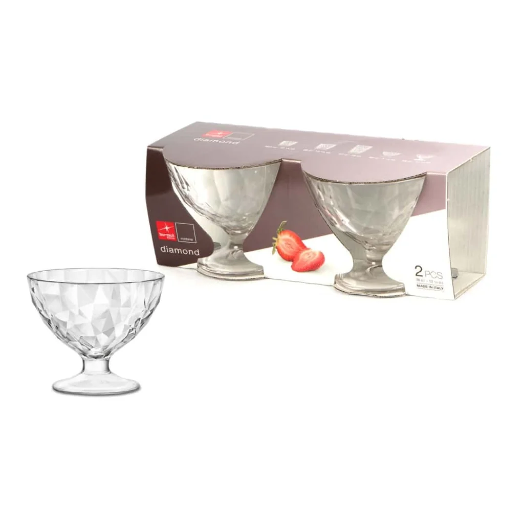 Coppa Gelato Diamond 36 cl 2 pz BORMIOLI ROCCO